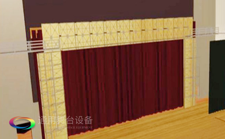 防火隔離幕Safety curtain——舞臺<div   id=